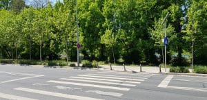 Calea Floreasca din Bucuresti, pe la restaurantele Diesel si Agape