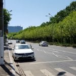 Calea Floreasca din Bucuresti, pe la restaurantele Diesel si Agape