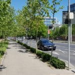 Calea Floreasca din Bucuresti, pe la restaurantele Diesel si Agape