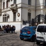 Piata Lahovary, cu restaurantele COS, The Embassy, Avalon, Benihana, Trattoria Romana si altele
