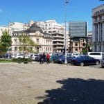 Piata Revolutiei din Bucuresti, cu Restaurantul Medieval Excalibur