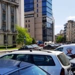 Piata Revolutiei din Bucuresti, cu Restaurantul Medieval Excalibur