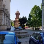 Piata Revolutiei din Bucuresti, cu Restaurantul Medieval Excalibur