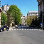 Piata Revolutiei din Bucuresti, cu Restaurantul Medieval Excalibur