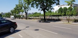 Splaiul Unirii cu Vu's rooftop restaurant