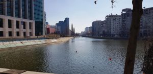 Splaiul Unirii si Dambovita intre Piata Unirii si Biblioteca Nationala