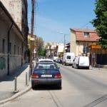 Strada Iancu Capitanu cu Biserica Pantelimon, restaurantele El Torito si Karishma