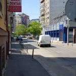 Strada Iancu Capitanu cu Biserica Pantelimon, restaurantele El Torito si Karishma