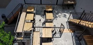 BITE, restaurant boem cu mai multe terase in strada Matasari din Bucuresti