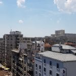 Bucurestiul vazut de pe terasa Cismigiu Bistro, din Hotelul Cismigiu