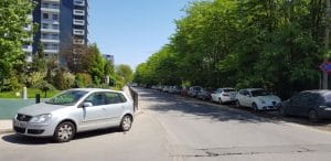 Cartierul de business Pipera, cu Bacania Veche - Casa Sperantei si Starbucks Cafe