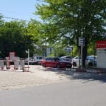 Cartierul de business Pipera, cu Bacania Veche - Casa Sperantei si Starbucks Cafe