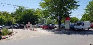 Cartierul de business Pipera, cu Bacania Veche - Casa Sperantei si Starbucks Cafe