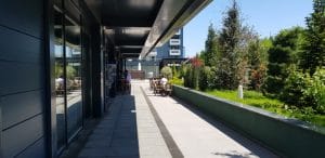 Cartierul de business Pipera, cu Bacania Veche - Casa Sperantei si Starbucks Cafe