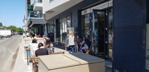 Cartierul de business Pipera, cu Bacania Veche - Casa Sperantei si Starbucks Cafe