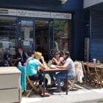 Cartierul de business Pipera, cu Bacania Veche - Casa Sperantei si Starbucks Cafe