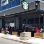 Cartierul de business Pipera, cu Bacania Veche - Casa Sperantei si Starbucks Cafe