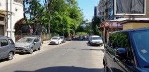Mihail Eminescu, in dreptul bistroului Beca's Kitchen