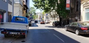 Mihail Eminescu, in dreptul bistroului Beca's Kitchen