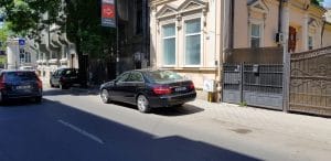 Mihail Eminescu, in dreptul bistroului Beca's Kitchen