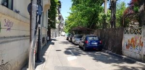 Mihail Eminescu, in dreptul bistroului Beca's Kitchen