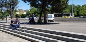 Piata Presei Libere vazuta de la City Cafe si de sus, de la 18 Lounge by The Embassy