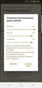 Restocracy Mobile - evaluarile clientilor