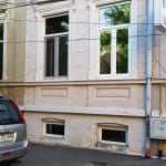 Strada Dumitru racovita din Bucuresti, cu restaurantul Guxt