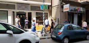 Strada Edgar Quinet din Bucuresti, cu cafenelele Jule, Edgar, libraria Carturesti si altele