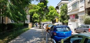 Strada Ion Neculce din Bucuresti, cu restaurantul Gastronomika