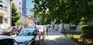 Strada Ion Neculce din Bucuresti, cu restaurantul Gastronomika