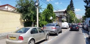 Strada Ion Neculce din Bucuresti, cu restaurantul Gastronomika