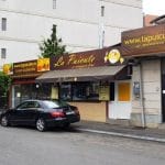 Strada Mihail Eminescu pe la Tunari, cu Trattoria Julya si bistroul Mon Paris