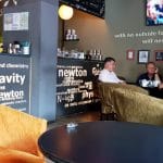 Newton Coffees & Cocktails, cafenea in J L Calderon colt cu Thomas Masaryk