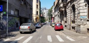 Piata Rosetti cu casa lui Mircea Eliade si mini-bistroul Papila