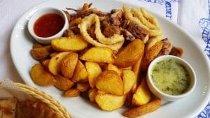 Scoici si Creveti, restaurant grecesc cu fructe de mare, fostul Kos