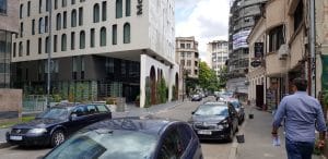 Strada George Enescu, Hotel Mercure, Oriflame, restaurantul Savart, Uniter...