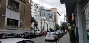 Strada George Enescu - Primus, Terminus, Biserica Alba, Hotel Mercure, Savart si altele