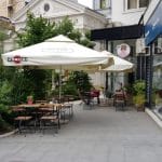 Strada George Enescu, cu Savart, Primus, Terminus, Pow Wow si alte localuri