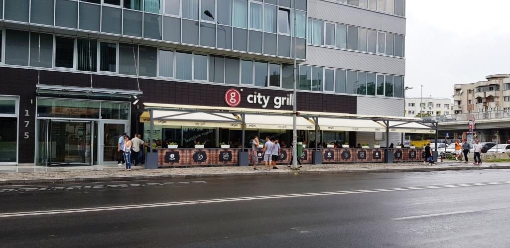 City Grill pe Calea Floreasca, vizavi de Promenada Mall
