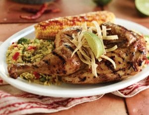 Grilled lime chicken