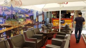 London Garden, terasa cafenea in Piata Amzei, langa Tonka