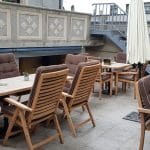 Nido Secret Garden, terasa restaurantului din Aleea Alexandru