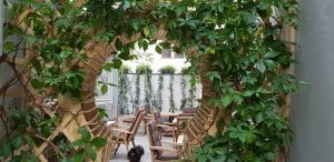 Nido Secret Garden, terasa restaurantului din Aleea Alexandru