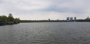 Parcul si Lacul Herastrau la ecluze