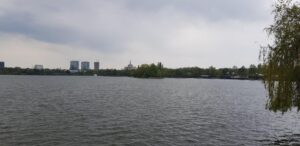 Parcul si Lacul Herastrau la ecluze