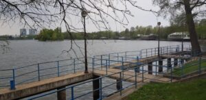 Parcul si Lacul Herastrau la ecluze