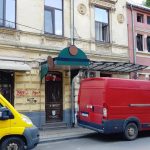 Piata Amzei intre Mendeleev si Christian Tell, cu restaurantul Barrio si Tonka