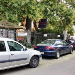 Piata Amzei intre Mendeleev si Christian Tell, cu restaurantul Barrio si Tonka
