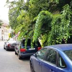 Piata Amzei intre Mendeleev si Christian Tell, cu restaurantul Barrio si Tonka